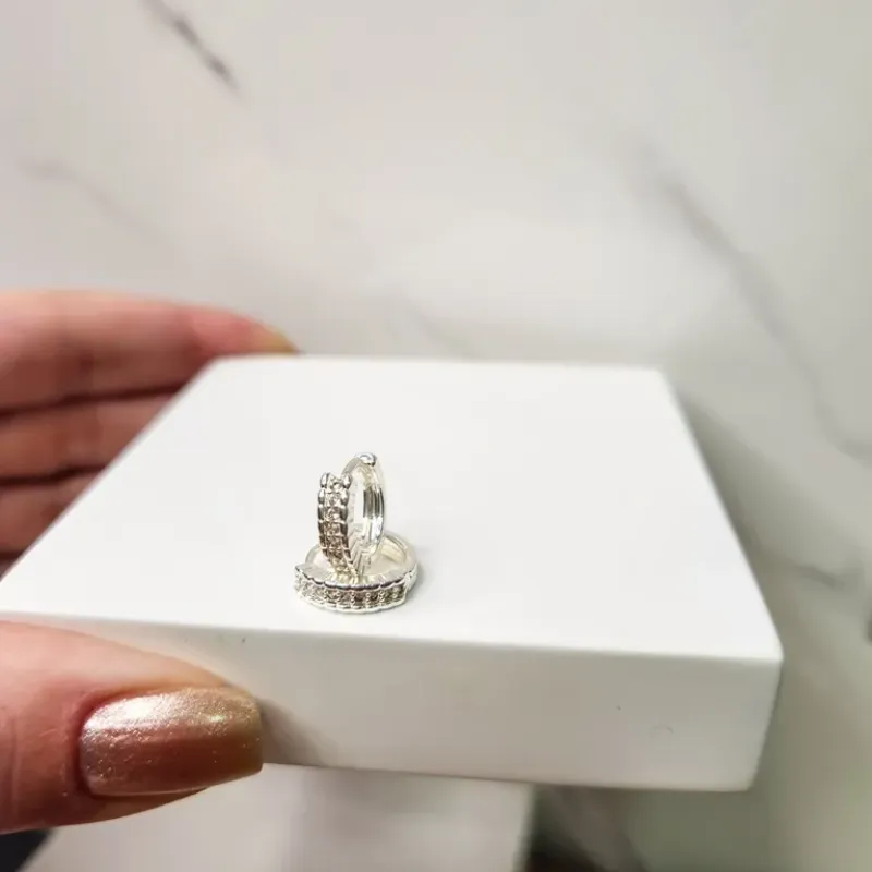 BRINCO ARGOLA PRATA M OND Z