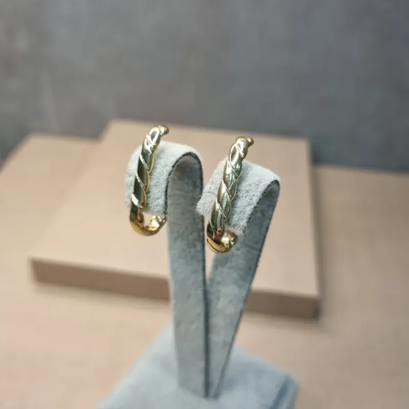 BRINCO EAR HOOK OURO ASPIRAL