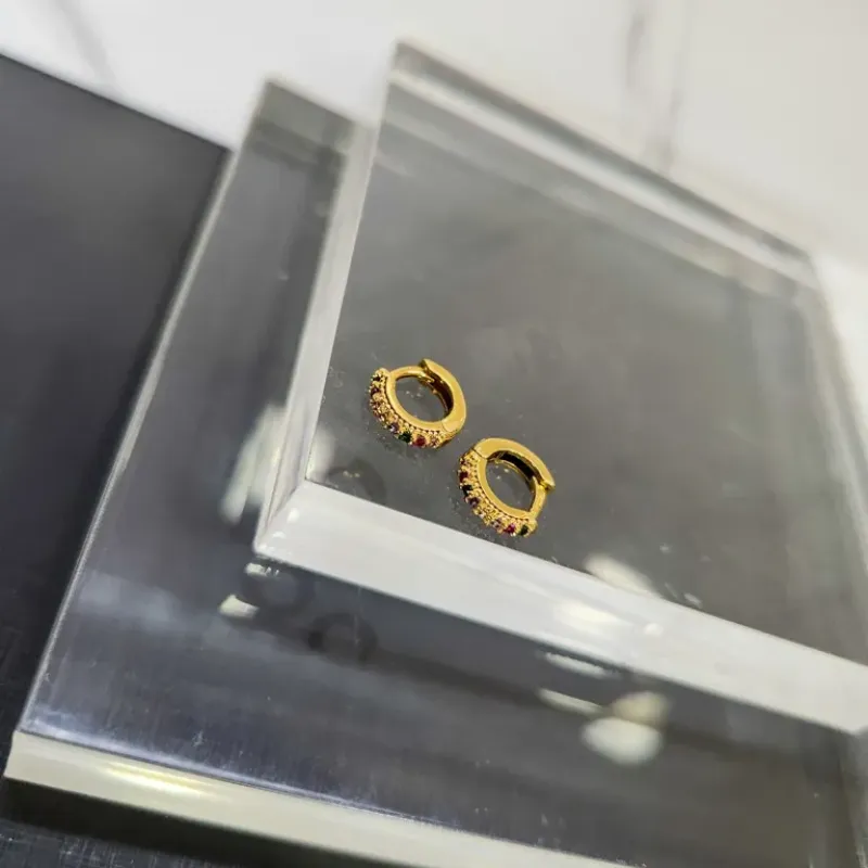 BRINCO OURO ARGOLA COLOR P