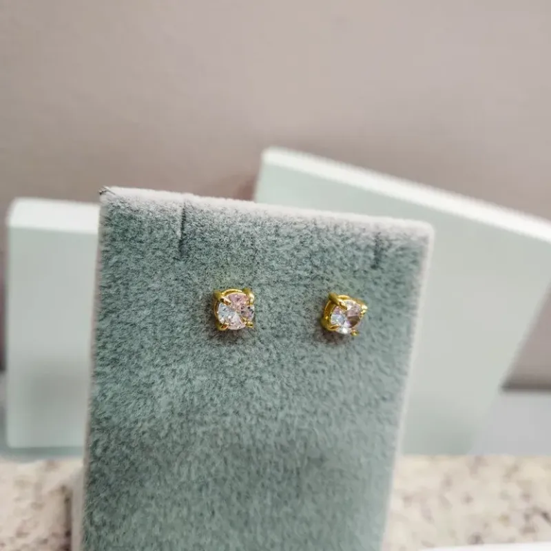 BRINCO OURO CIRCULO P CRISTAL