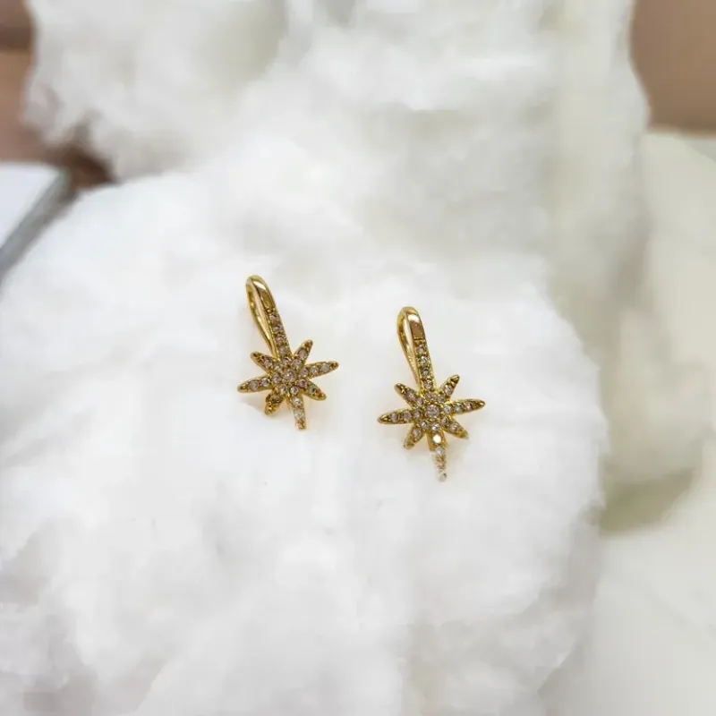 BRINCO OURO ESTRELA CADENTE