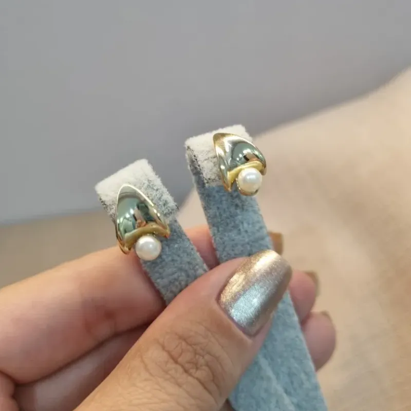 BRINCO OURO LOSANGO PEROLA