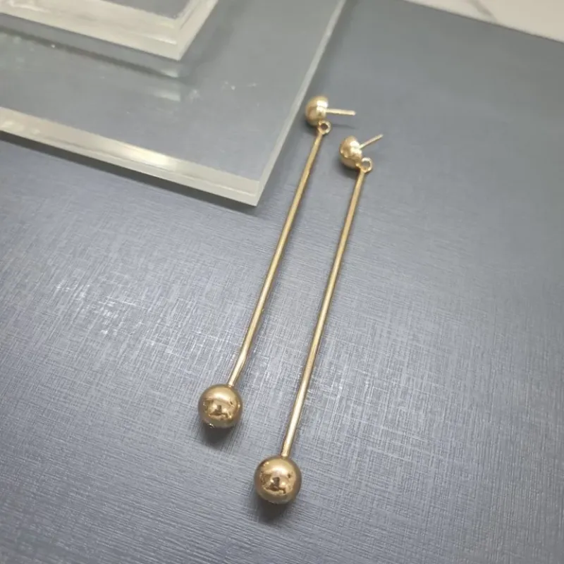 BRINCO OURO PONTA BOLA