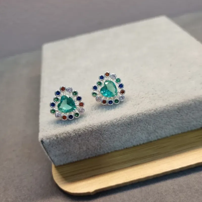 BRINCO PRATA CORA TURMALINA RAINBOW