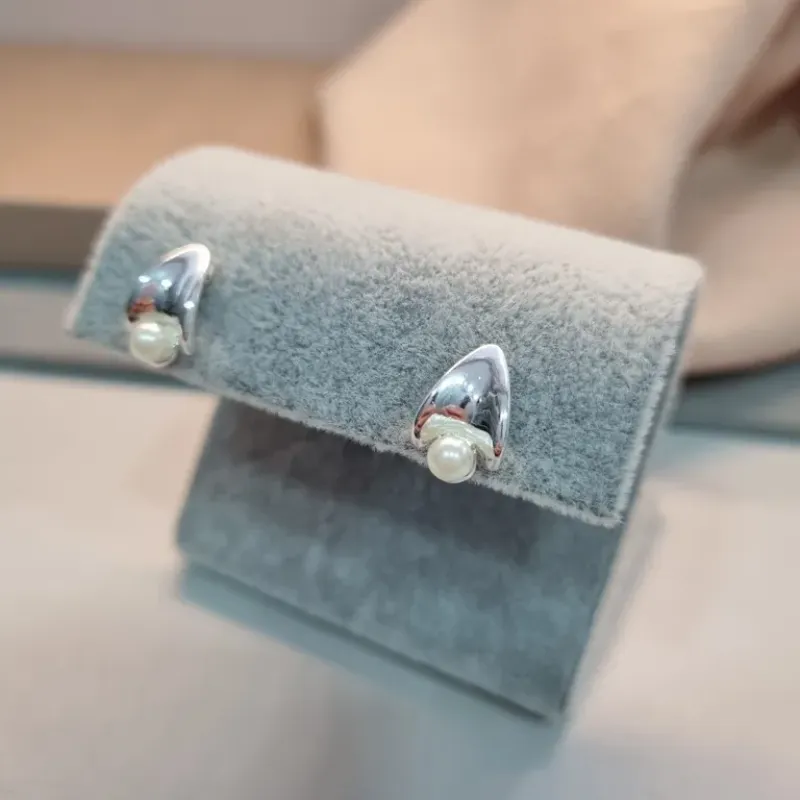 BRINCO PRATA LOSANGO PEROLA