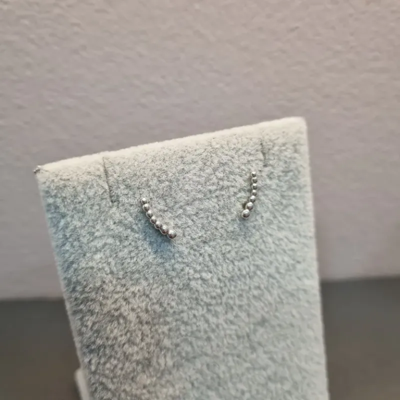 BRINCO RODIO BRANCO MINI EAR CUFF BOL