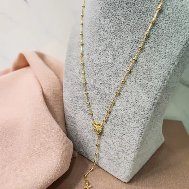 COLAR OURO GRAV SAGRADO CORAÇÃO