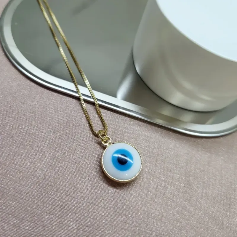 COLAR OURO OLHO GREGO