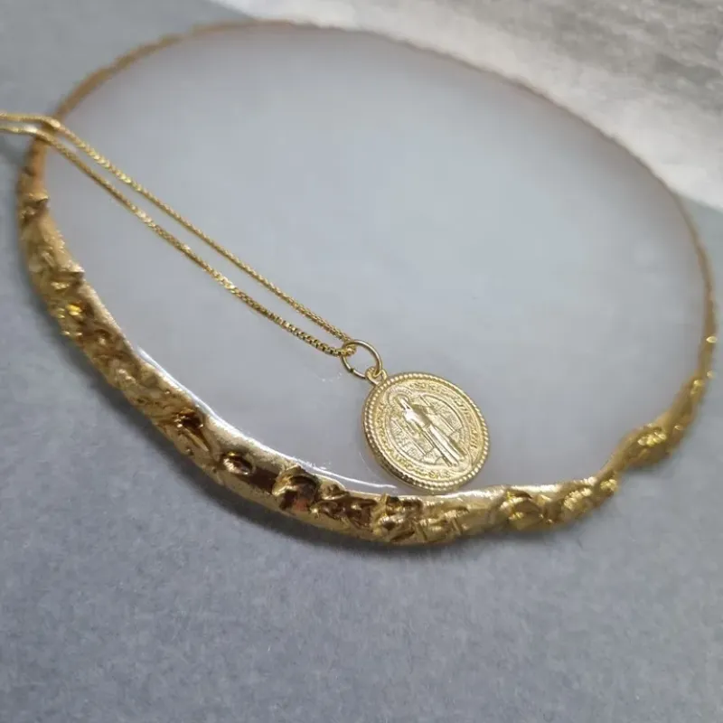 COLAR OURO SÃO BENTO