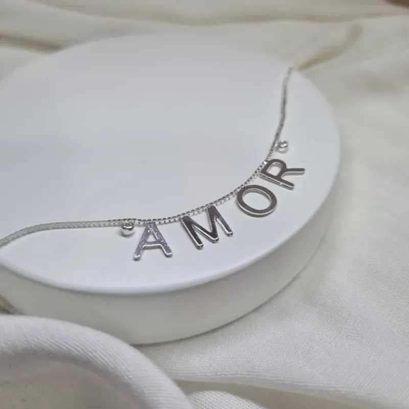 COLAR PRATA AMOR
