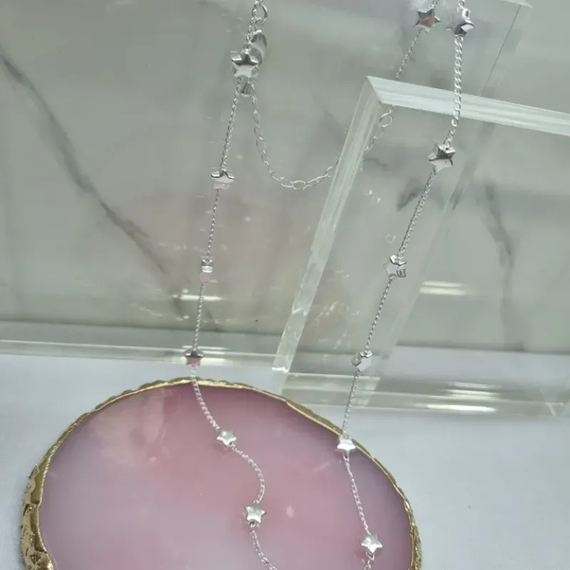 COLAR PRATA ESTRELAS 1