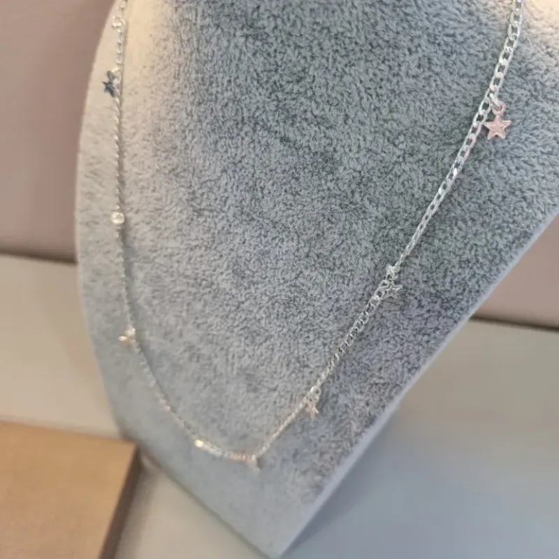 COLAR PRATA ESTRELAS