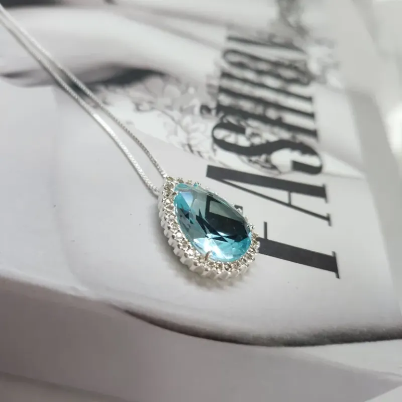 COLAR PRATA GOTA Z ACQUA