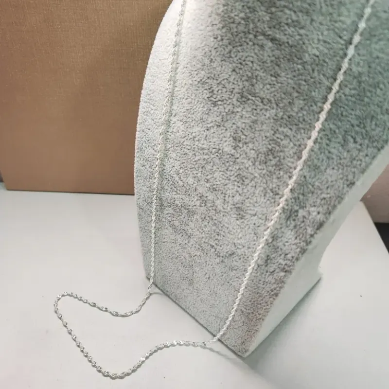 COLAR PRATA LONGO ASPIRAL