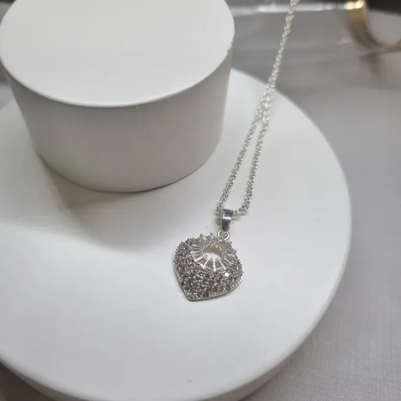 COLAR PRATA LUXO ZIRC