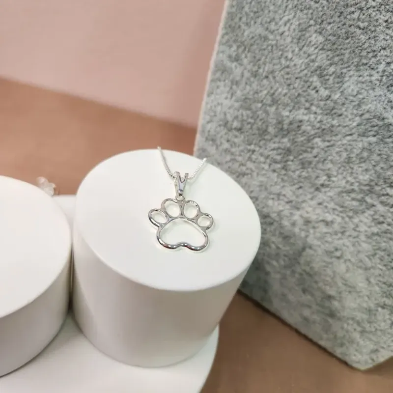 COLAR PRATA PATA VAZADA G