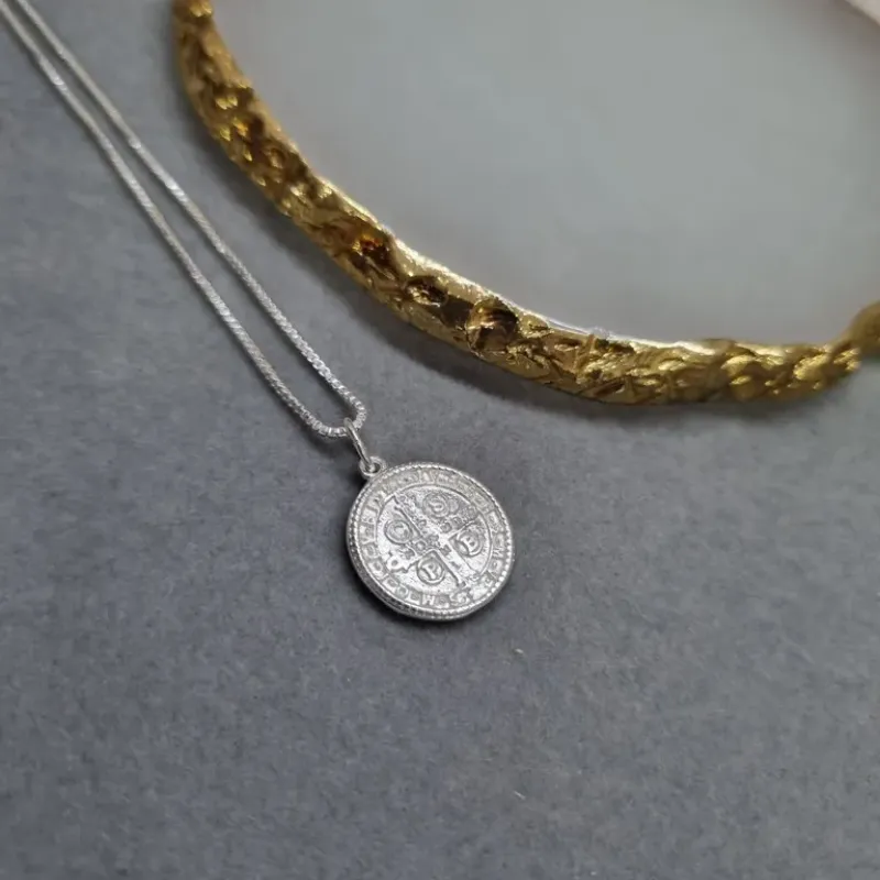 COLAR PRATA SÃO BENTO