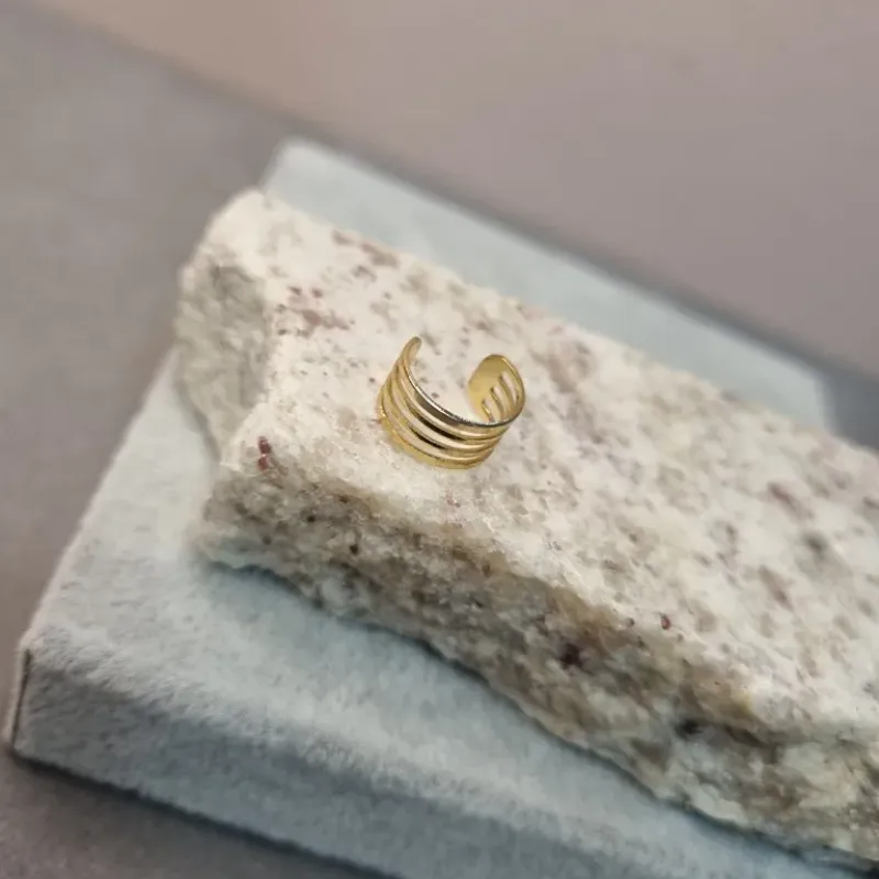 PIERCING OURO 4 FILAS