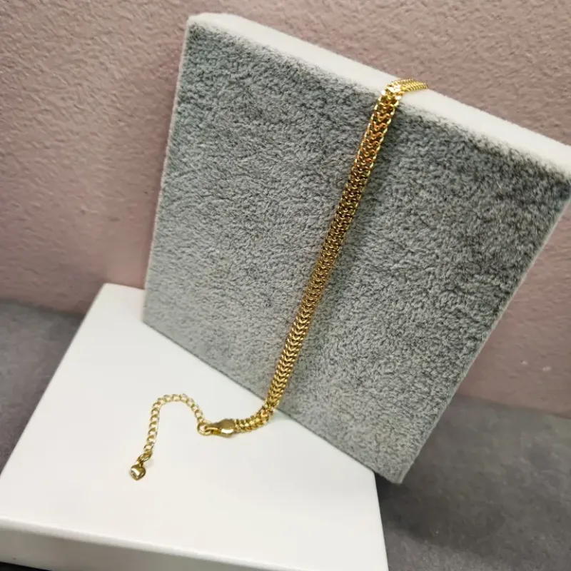 PULSEIRA OURO DUAS CORRENTES