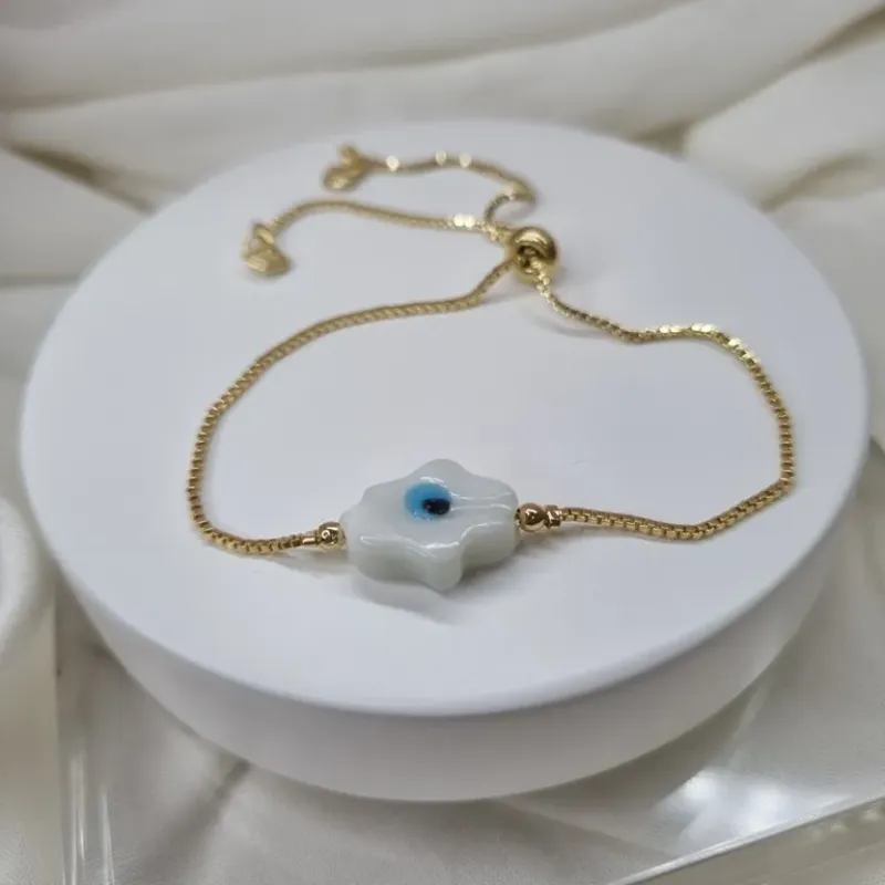 PULSEIRA OURO HAMSÁ OLHO