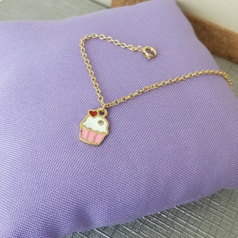 PULSEIRA OURO PETIT CUP CAKE