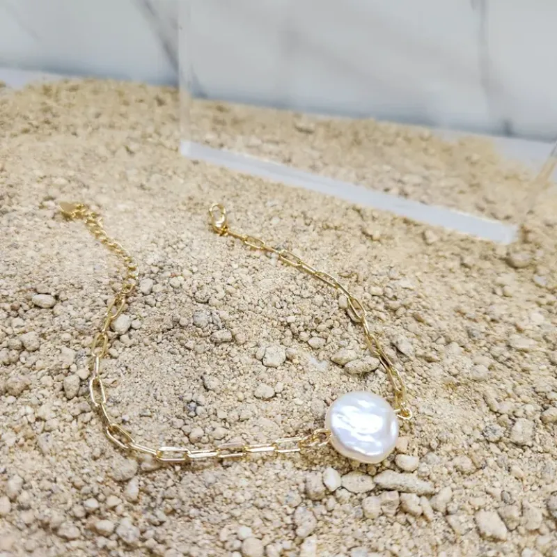 PULSEIRA PRATA CARTIER PÉROLA B