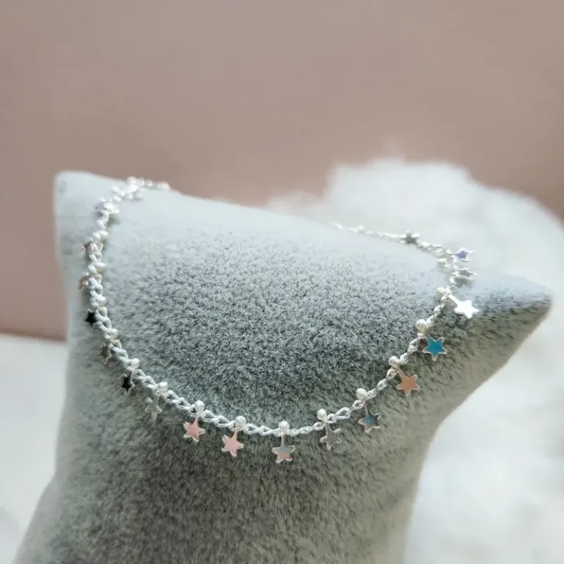 PULSEIRA PRATA ESTRELINHAS