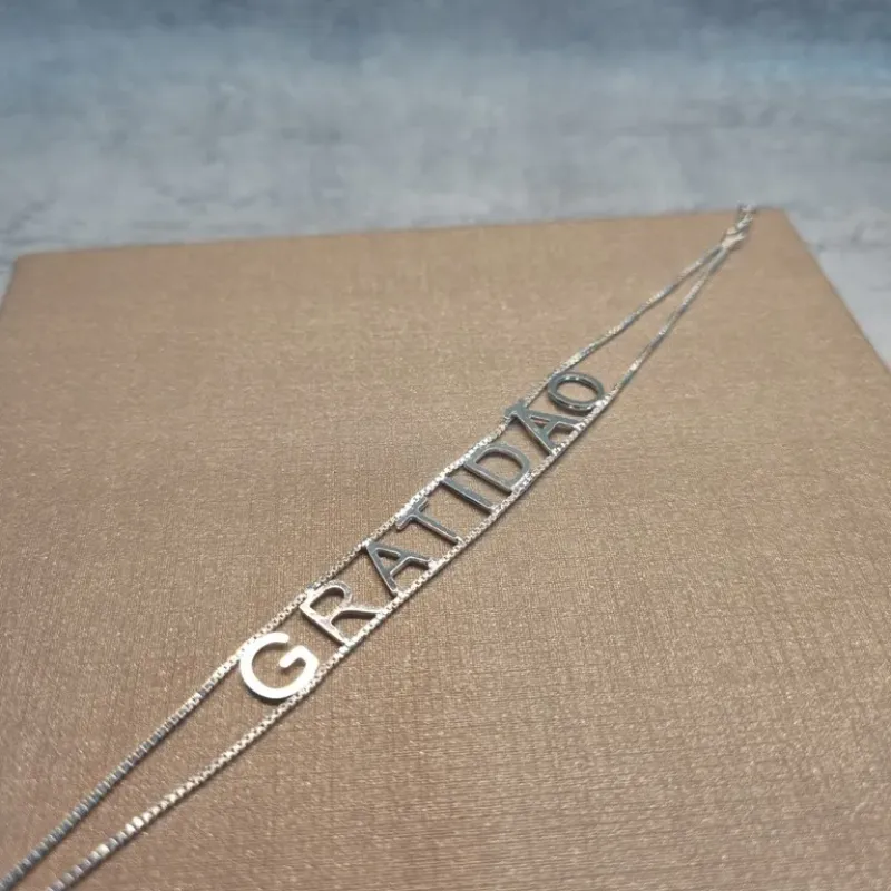 PULSEIRA PRATA GRATIDÃO