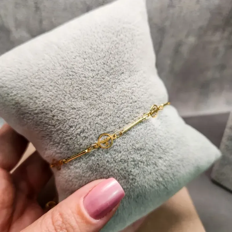 PULSEIRA OURO DIVINO VAZADO