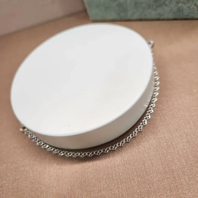 PULSEIRA PRATA CORAÇÕES ARABESCO