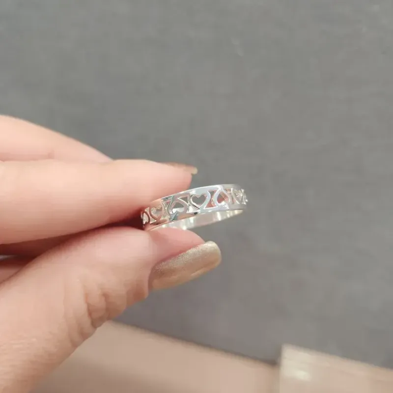 ANEL PRATA CORAÇÃO ARABESCO