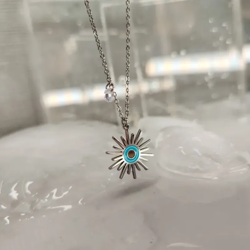 COLAR AÇO OLHO RAIOS