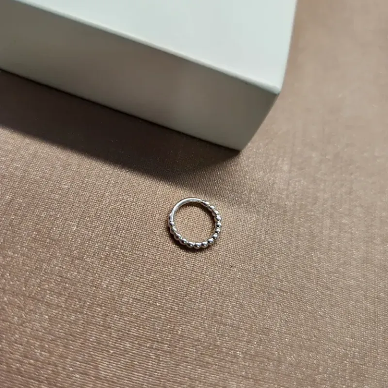 PIERCING PRATA BOLINHA