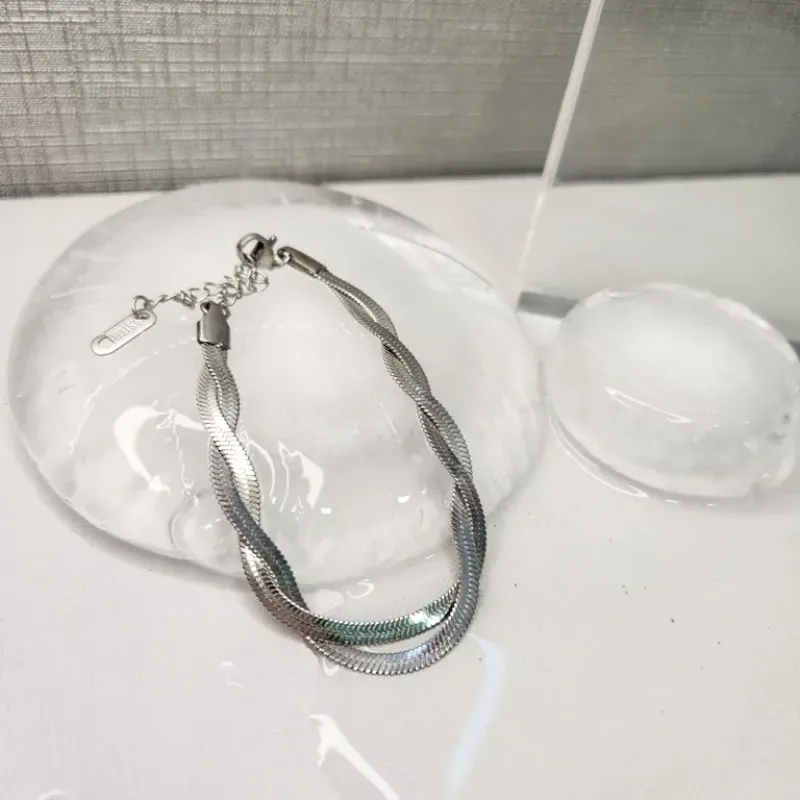 PULSEIRA AÇO ENTRELAÇADO