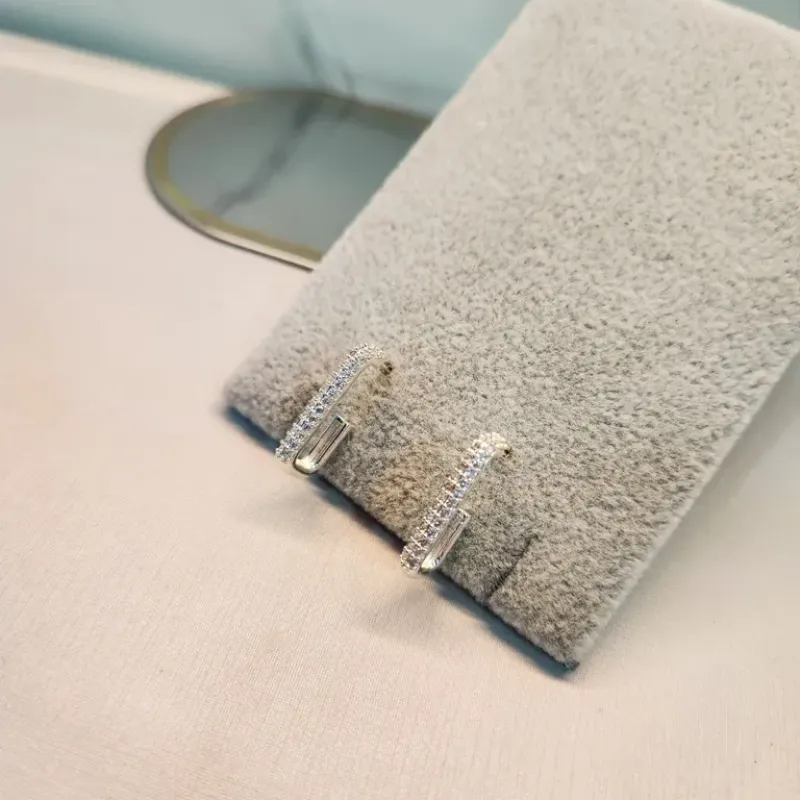 BRINCO PRATA EAR HOOK ZIRC