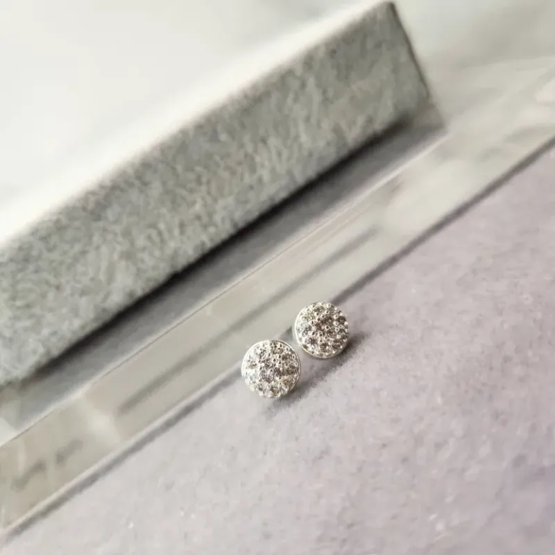 BRINCO PRATA BOLA ZIRC P