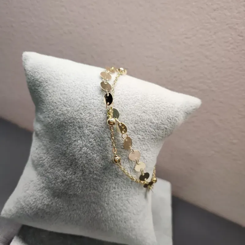 PULSEIRA OURO DUPLA DISCO