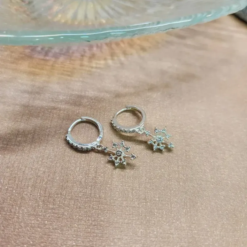 BRINCO PRATA ARGOLINHA FLASH ZIR