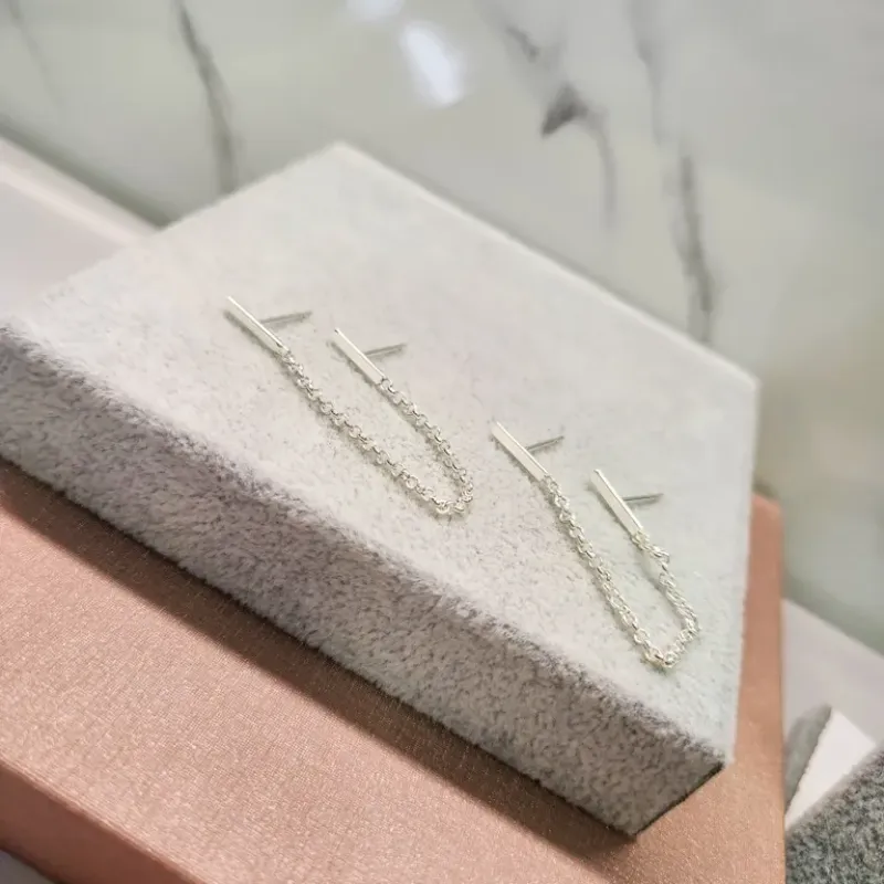 BRINCO PRATA PINO CORRENTE 2 PONTO