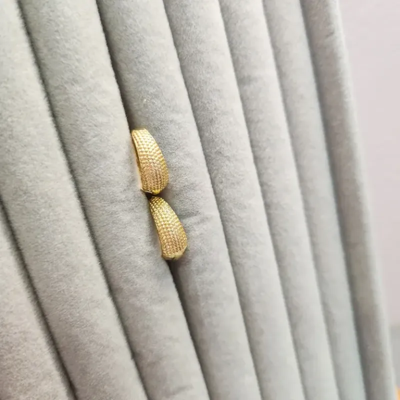 BRINCO OURO ARGOLA CRAQUELADA G