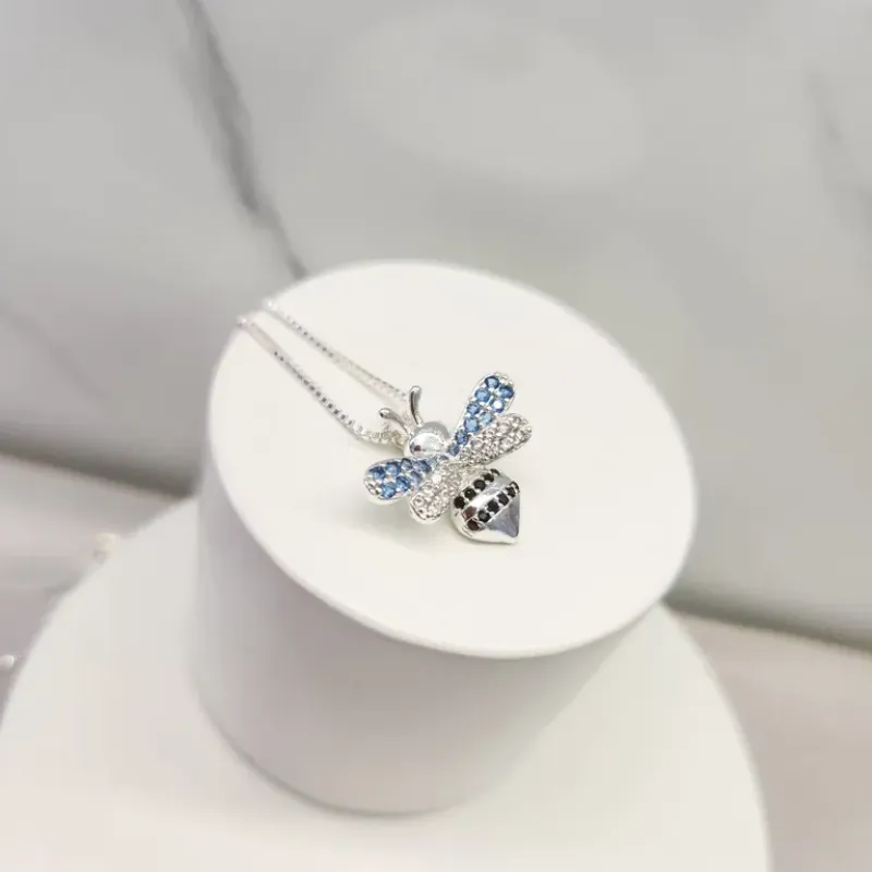 COLAR PRATA ABELHINHA