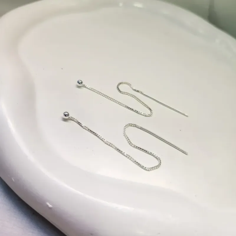 BRINCO PRATA BOLA VENEZIANA