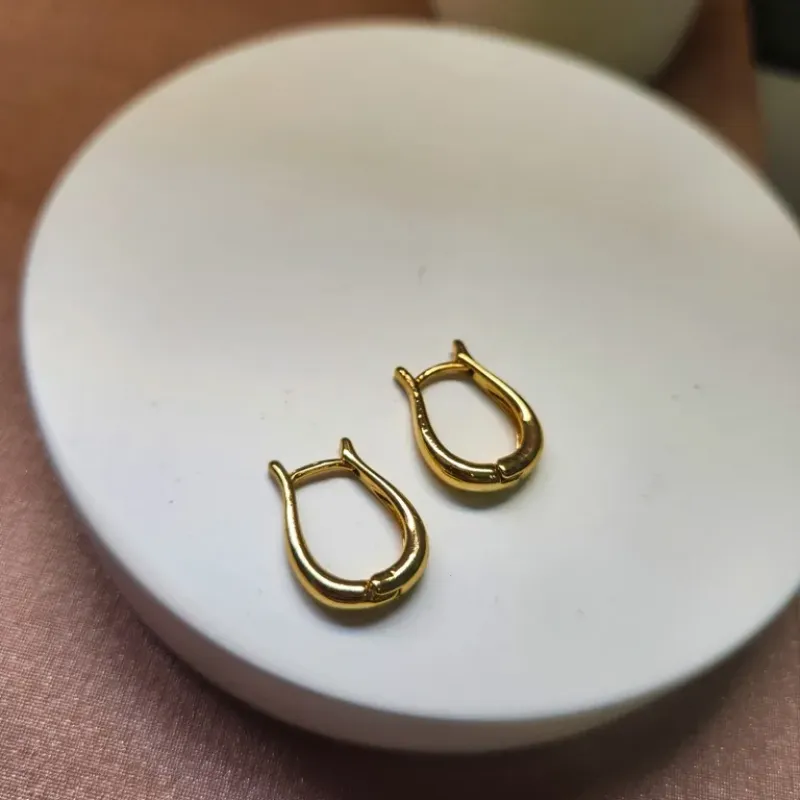 BRINCO OURO ARGOLA PONTAS P