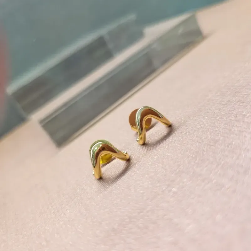 BRINCO OURO EAR HOOK 2 GARRAS LISA P