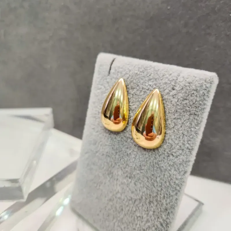 BRINCO OURO GOTA GORDINHA