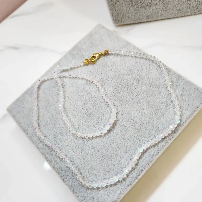 COLAR OURO CRISTAL FURTA COR