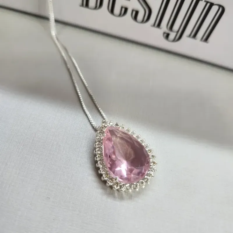 COLAR PRATA GOTA Z ROSINHA