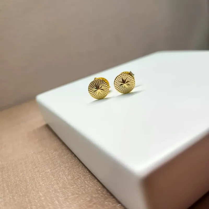 BRINCO OURO ROSA DOS VENTOS