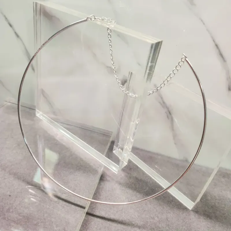 COLAR PRATA GARGANTILHA RÍG  LISA