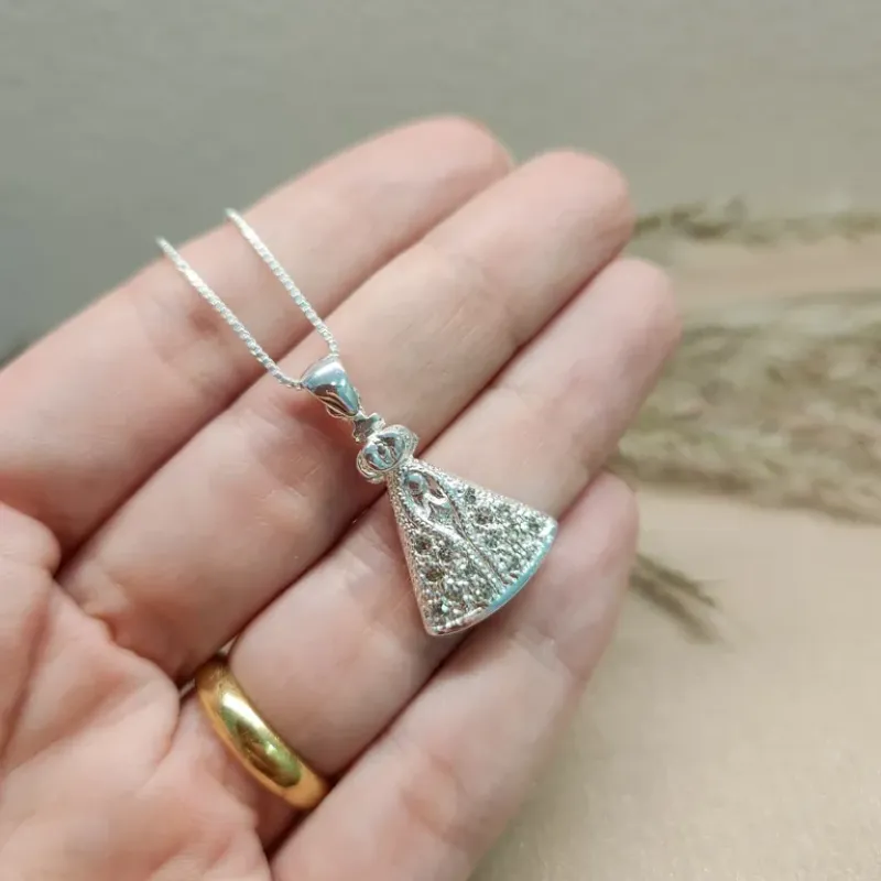 COLAR PRATA NOSSA SENHORA